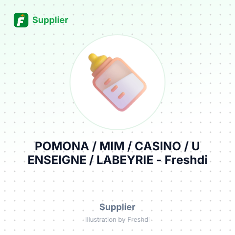 POMONA / MIM / CASINO / U ENSEIGNE / LABEYRIE – summary card, no photo uploaded yet