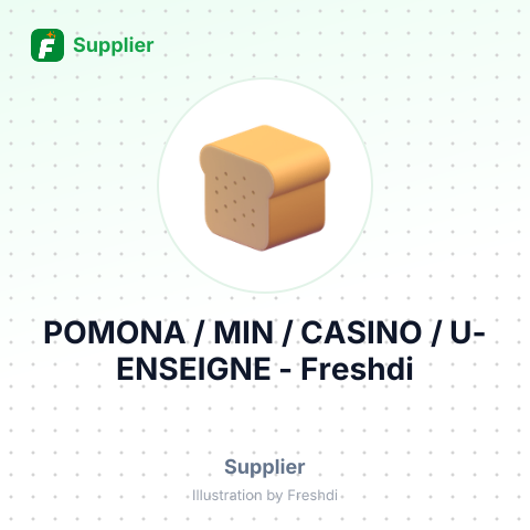 POMONA / MIN / CASINO / U-ENSEIGNE – summary card, no photo uploaded yet