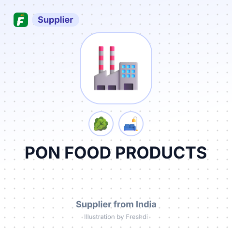 PON FOOD PRODUCTS – summary card, no photo uploaded yet