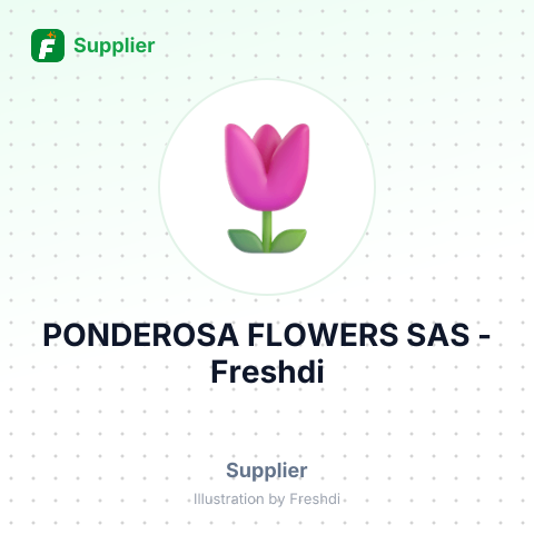 PONDEROSA FLOWERS SAS – summary card, no photo uploaded yet