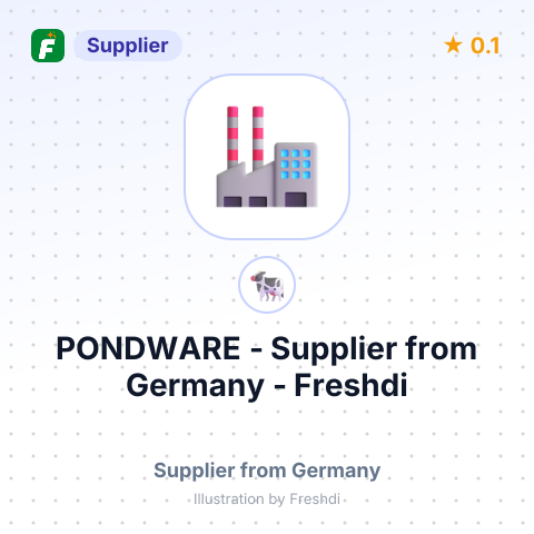 PONDWARE – summary card, no photo uploaded yet