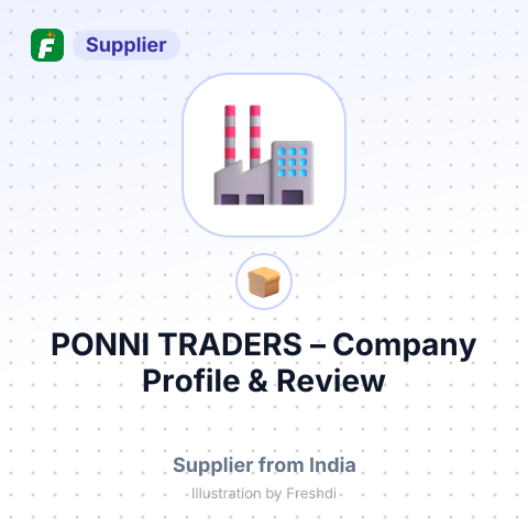 PONNI TRADERS – summary card, no photo uploaded yet