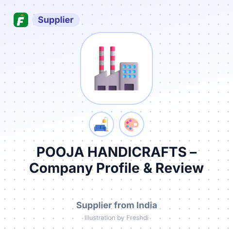 POOJA HANDICRAFTS – summary card, no photo uploaded yet
