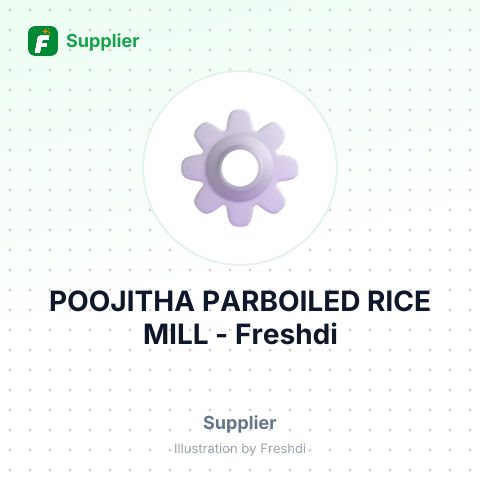 POOJITHA PARBOILED RICE MILL – summary card, no photo uploaded yet