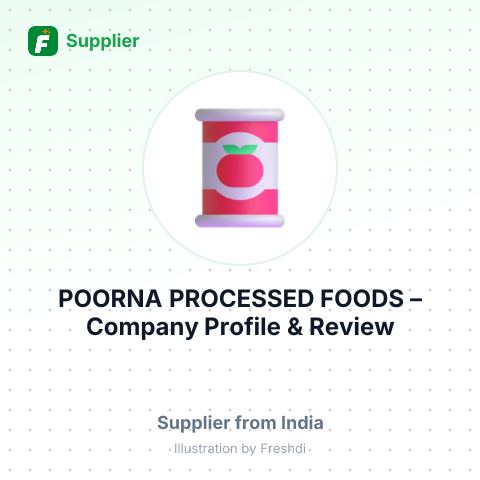 POORNA PROCESSED FOODS – summary card, no photo uploaded yet