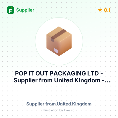 POP IT OUT PACKAGING LTD – summary card, no photo uploaded yet