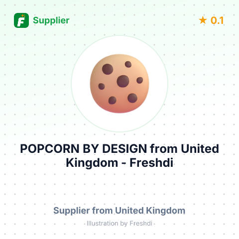 POPCORN BY DESIGN – summary card, no photo uploaded yet