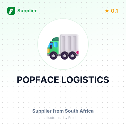 POPFACE LOGISTICS – summary card, no photo uploaded yet