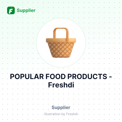POPULAR FOOD PRODUCTS – summary card, no photo uploaded yet