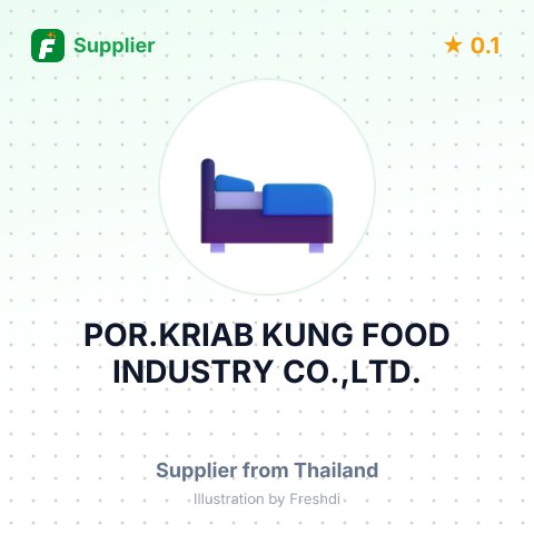 POR.KRIAB KUNG FOOD INDUSTRY CO.,LTD. – summary card, no photo uploaded yet