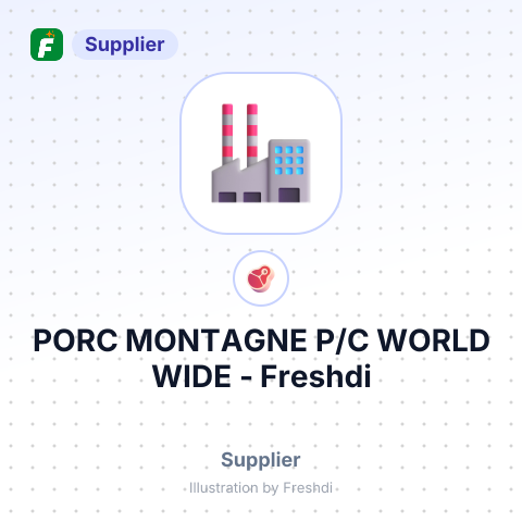 PORC MONTAGNE P/C WORLD WIDE – summary card, no photo uploaded yet