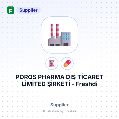 POROS PHARMA DIŞ TİCARET LİMİTED ŞİRKETİ – summary card, no photo uploaded yet