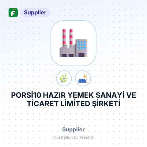 PORSİ10 HAZIR YEMEK SANAYİ VE TİCARET LİMİTED ŞİRKETİ – summary card, no photo uploaded yet