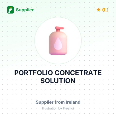 PORTFOLIO CONCETRATE SOLUTION – summary card, no photo uploaded yet