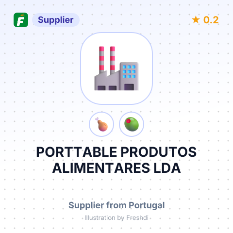 PORTTABLE PRODUTOS ALIMENTARES LDA – summary card, no photo uploaded yet