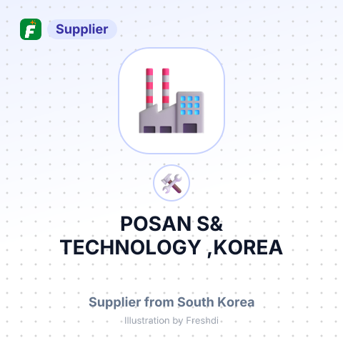 POSAN S& TECHNOLOGY ,KOREA – summary card, no photo uploaded yet