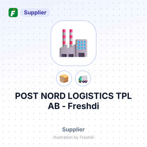 POST NORD LOGISTICS TPL AB – summary card, no photo uploaded yet