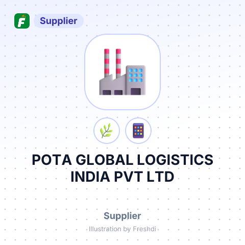 POTA GLOBAL LOGISTICS INDIA PVT LTD – summary card, no photo uploaded yet