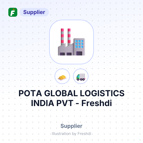 POTA GLOBAL LOGISTICS INDIA PVT – summary card, no photo uploaded yet