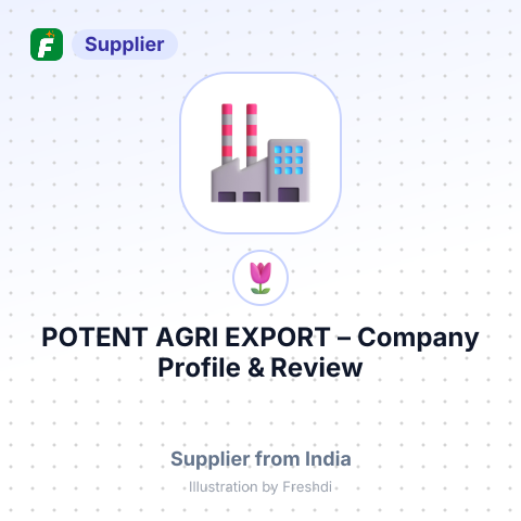 POTENT AGRI EXPORT – summary card, no photo uploaded yet