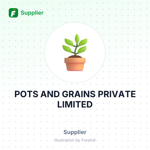 POTS AND GRAINS PRIVATE LIMITED – summary card, no photo uploaded yet