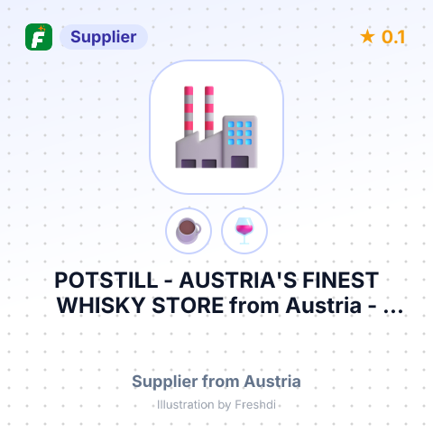 POTSTILL - AUSTRIA'S FINEST WHISKY STORE – summary card, no photo uploaded yet