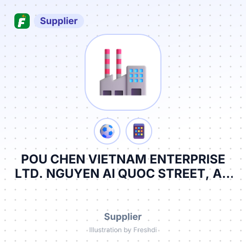 POU CHEN VIETNAM ENTERPRISE LTD. NGUYEN AI QUOC STREET, AN HOA – summary card, no photo uploaded yet