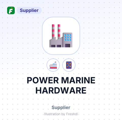 POWER MARINE HARDWARE – summary card, no photo uploaded yet