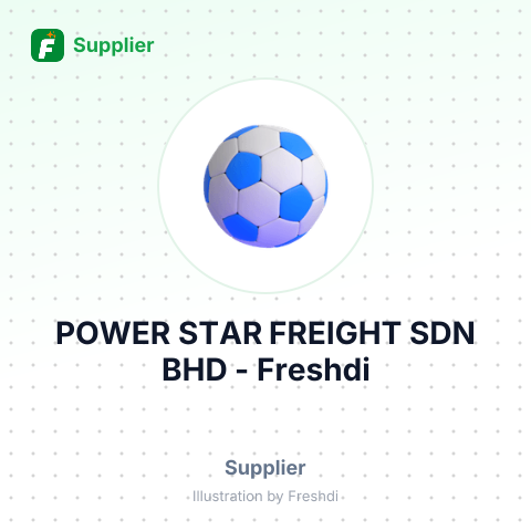 POWER STAR FREIGHT SDN BHD – summary card, no photo uploaded yet