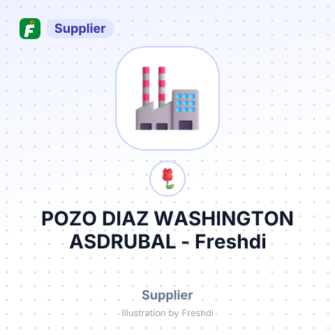 POZO DIAZ WASHINGTON ASDRUBAL – summary card, no photo uploaded yet
