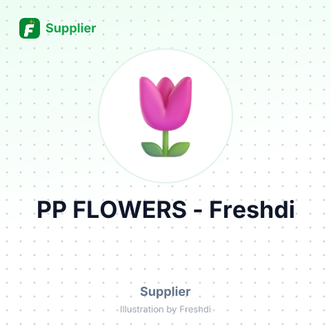 PP FLOWERS – summary card, no photo uploaded yet