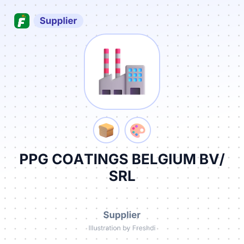 PPG COATINGS BELGIUM BV/ SRL – summary card, no photo uploaded yet