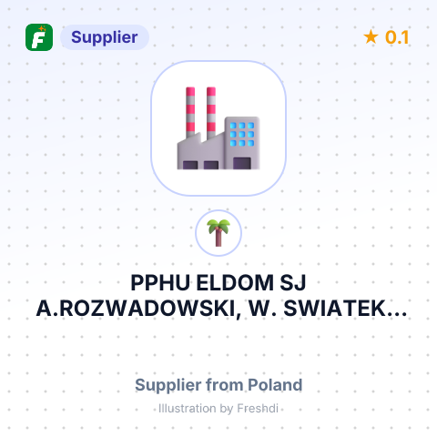 PPHU ELDOM SJ A.ROZWADOWSKI, W. SWIATEK – summary card, no photo uploaded yet