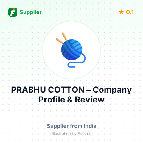 PRABHU COTTON – summary card, no photo uploaded yet