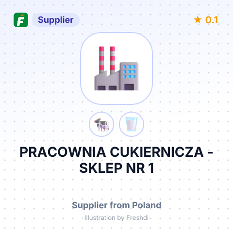 PRACOWNIA CUKIERNICZA - SKLEP NR 1 – summary card, no photo uploaded yet