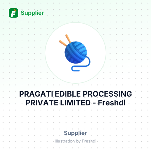 PRAGATI EDIBLE PROCESSING PRIVATE LIMITED – summary card, no photo uploaded yet