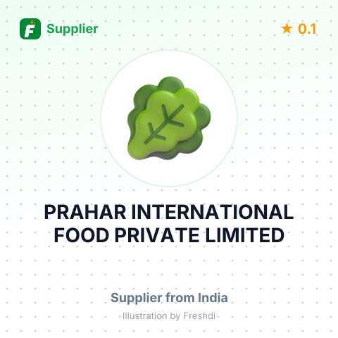 PRAHAR INTERNATIONAL FOOD PRIVATE LIMITED – summary card, no photo uploaded yet