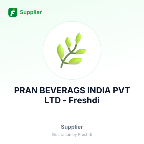 PRAN BEVERAGS INDIA PVT LTD – summary card, no photo uploaded yet
