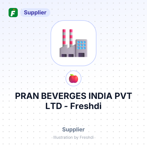 PRAN BEVERGES INDIA PVT LTD – summary card, no photo uploaded yet
