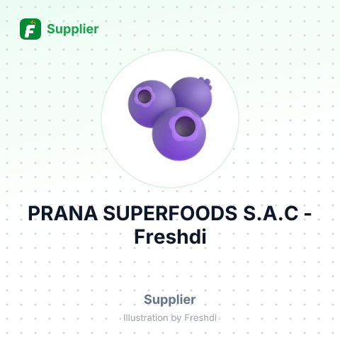 PRANA SUPERFOODS S.A.C – summary card, no photo uploaded yet