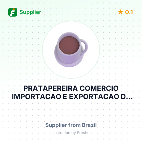 PRATAPEREIRA COMERCIO IMPORTACAO E EXPORTACAO DE CAFE LTDA. – summary card, no photo uploaded yet