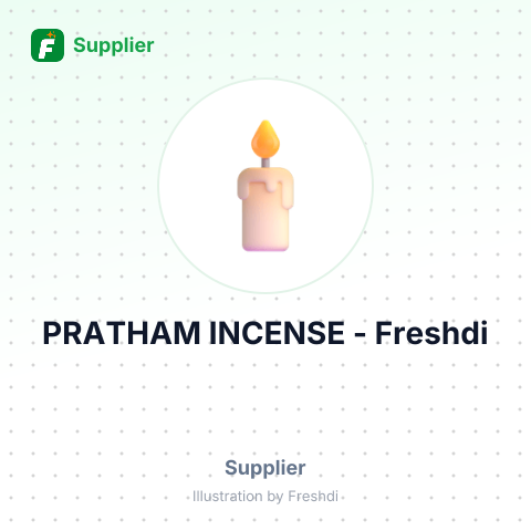 PRATHAM INCENSE – summary card, no photo uploaded yet