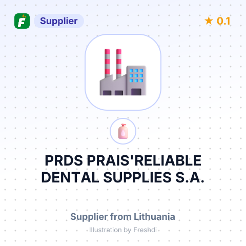 PRDS PRAIS'RELIABLE DENTAL SUPPLIES S.A. – summary card, no photo uploaded yet