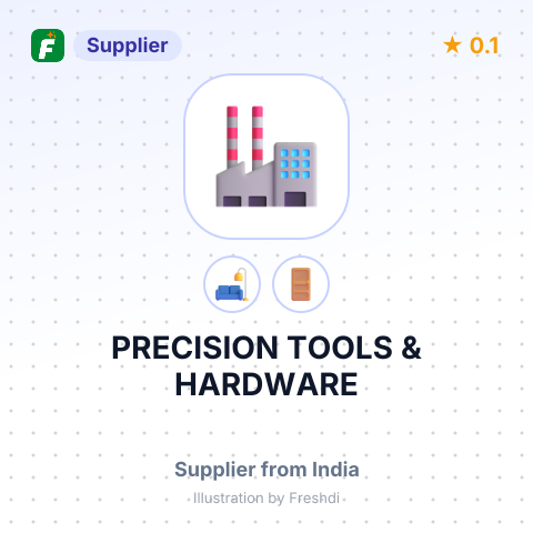 PRECISION TOOLS & HARDWARE – summary card, no photo uploaded yet