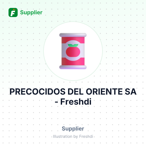 PRECOCIDOS DEL ORIENTE SA – summary card, no photo uploaded yet