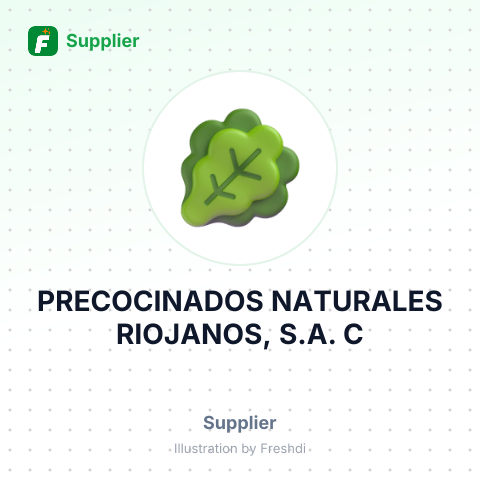 PRECOCINADOS NATURALES RIOJANOS, S.A. C – summary card, no photo uploaded yet