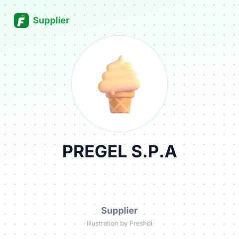 PREGEL S.P.A – summary card, no photo uploaded yet
