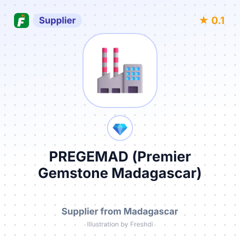 PREGEMAD (Premier Gemstone Madagascar) – summary card, no photo uploaded yet