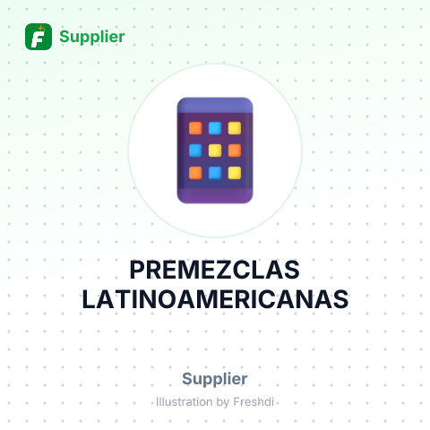 PREMEZCLAS LATINOAMERICANAS – summary card, no photo uploaded yet