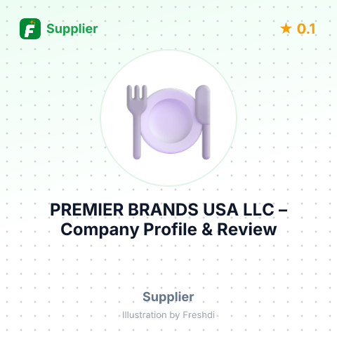 PREMIER BRANDS USA LLC – summary card, no photo uploaded yet